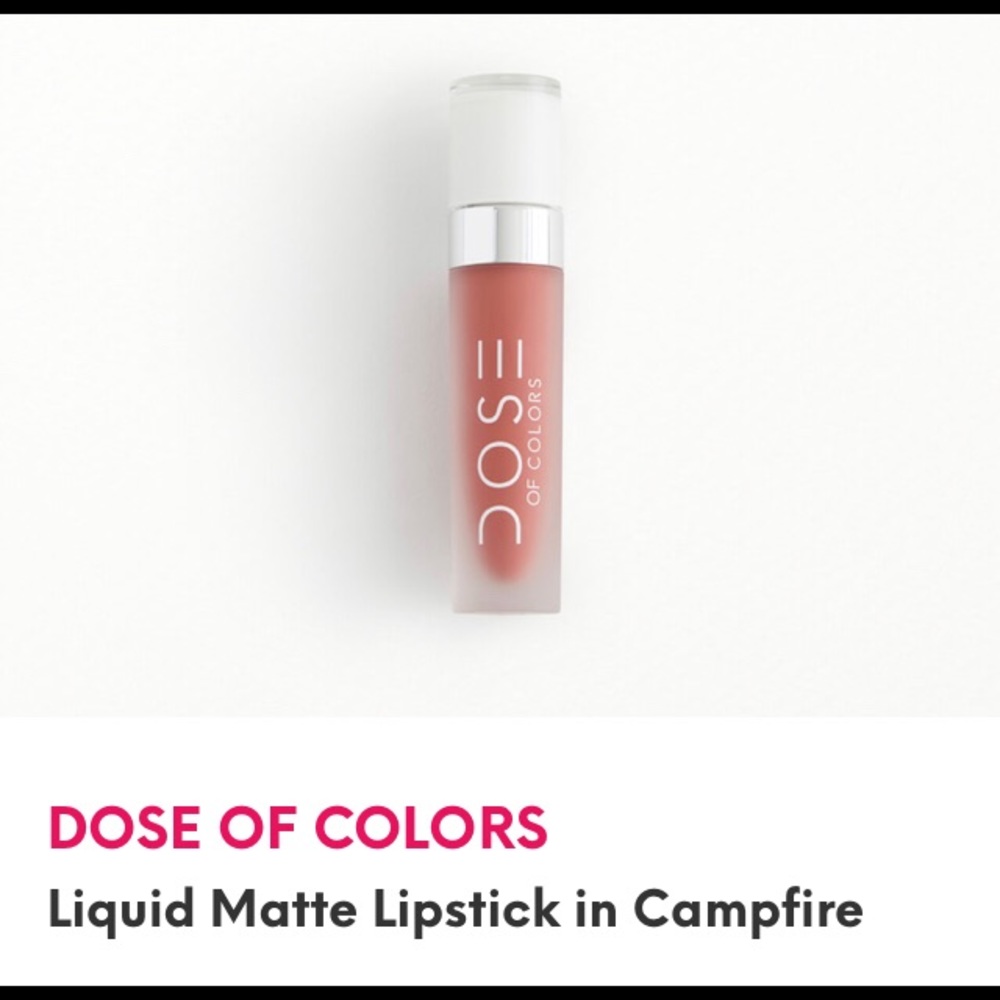 NWT Dose of Colors matte lipstick in campfire